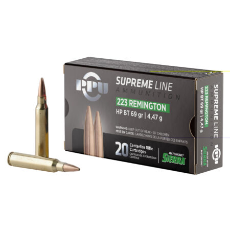 PPU SupRemingtone 223 Remington 69gr Hpbt