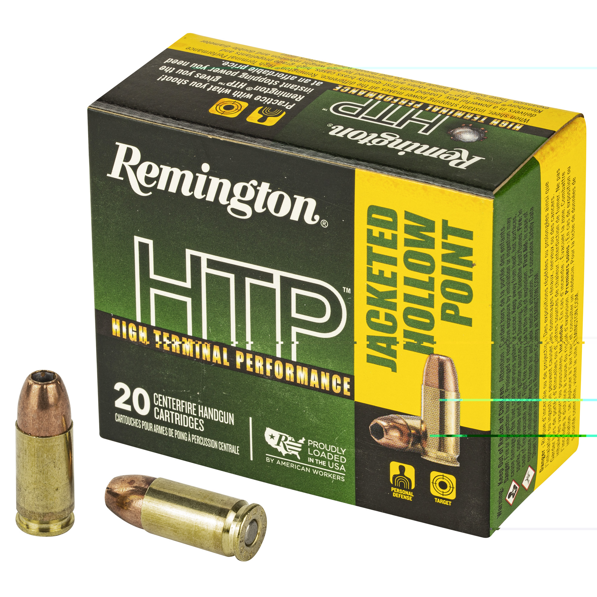 Rem Htp 9mm 147gr Jhp 20-500