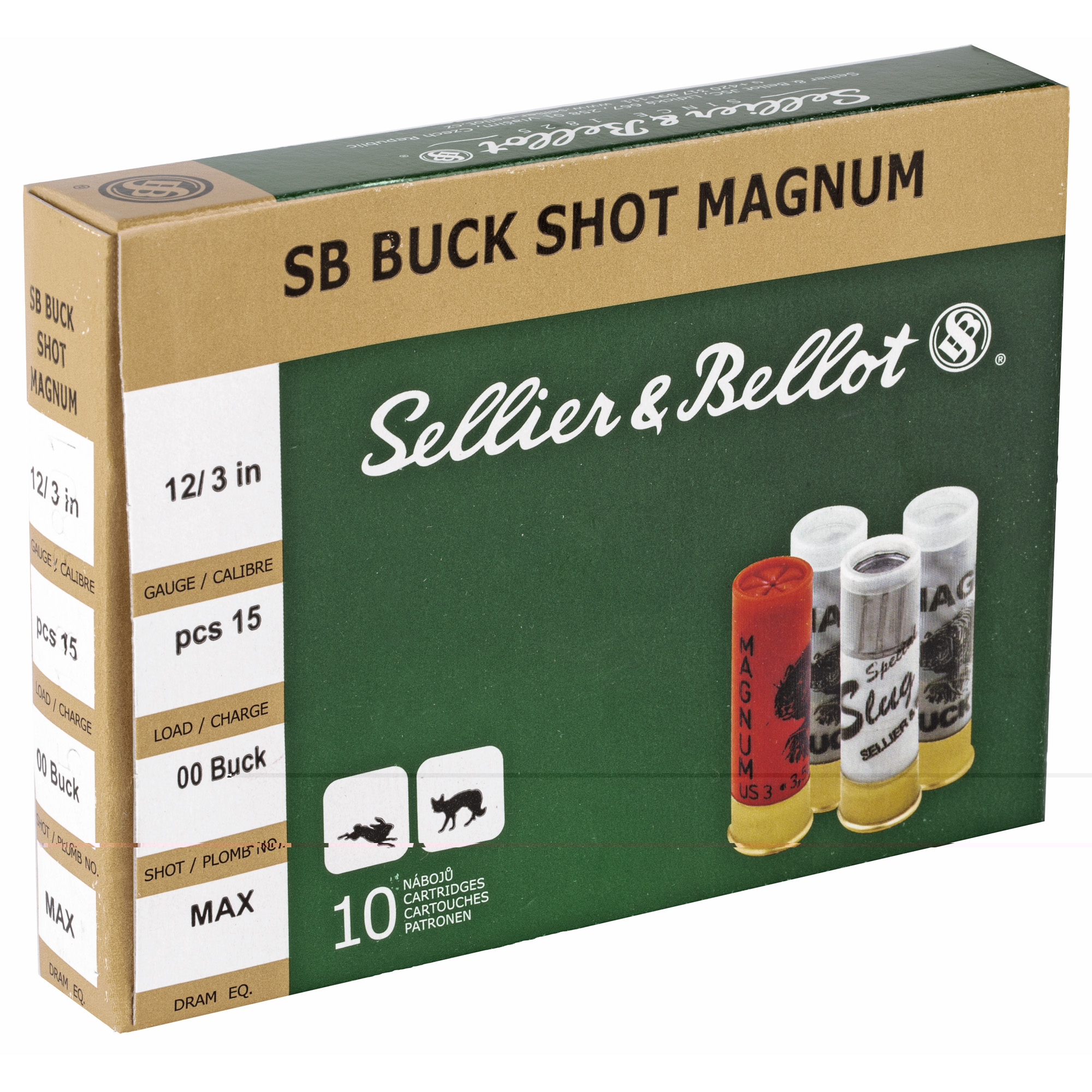 Sellor & Bellot 12ga 3" 00 15pel - Image 3