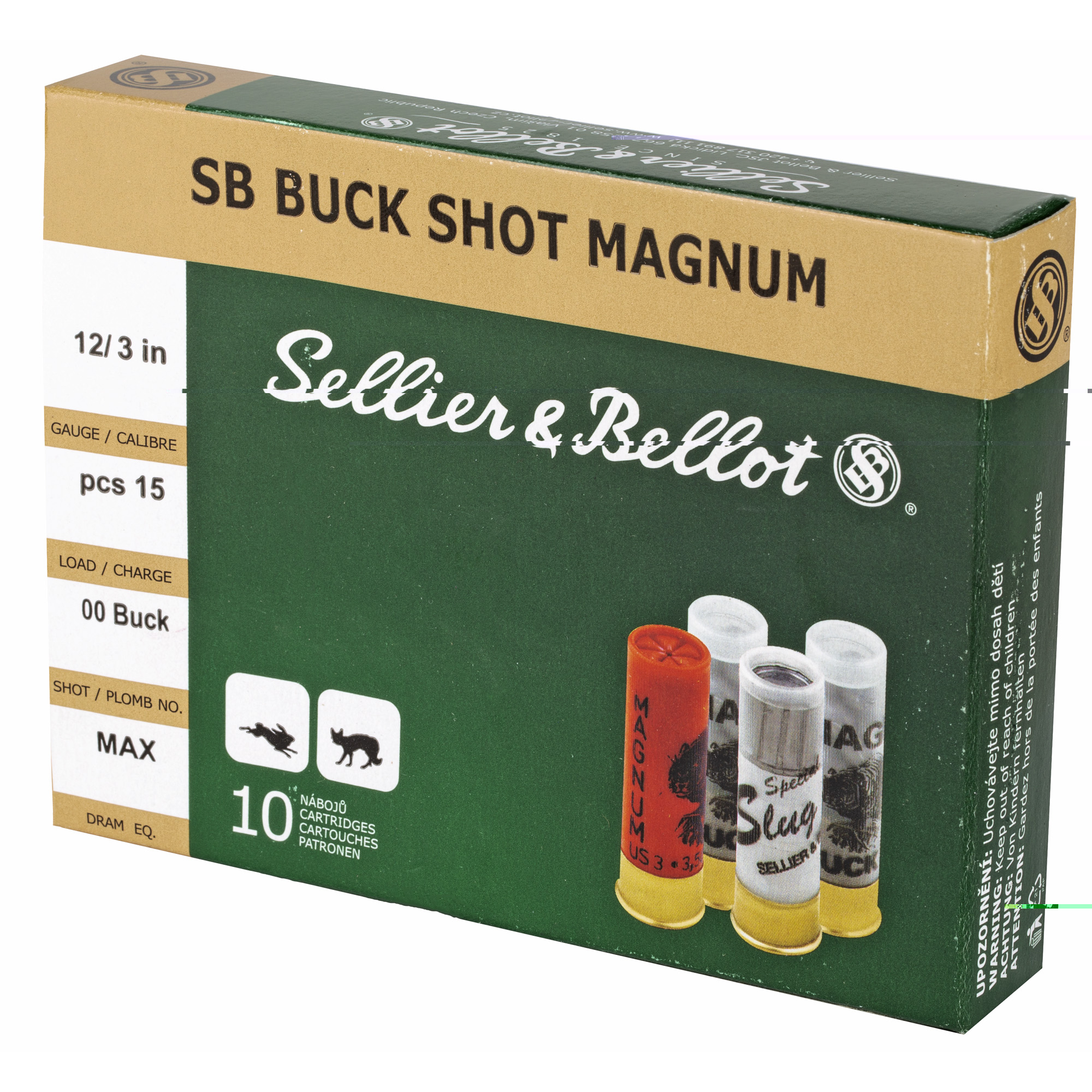 Sellor & Bellot 12ga 3" 00 15pel - Image 2