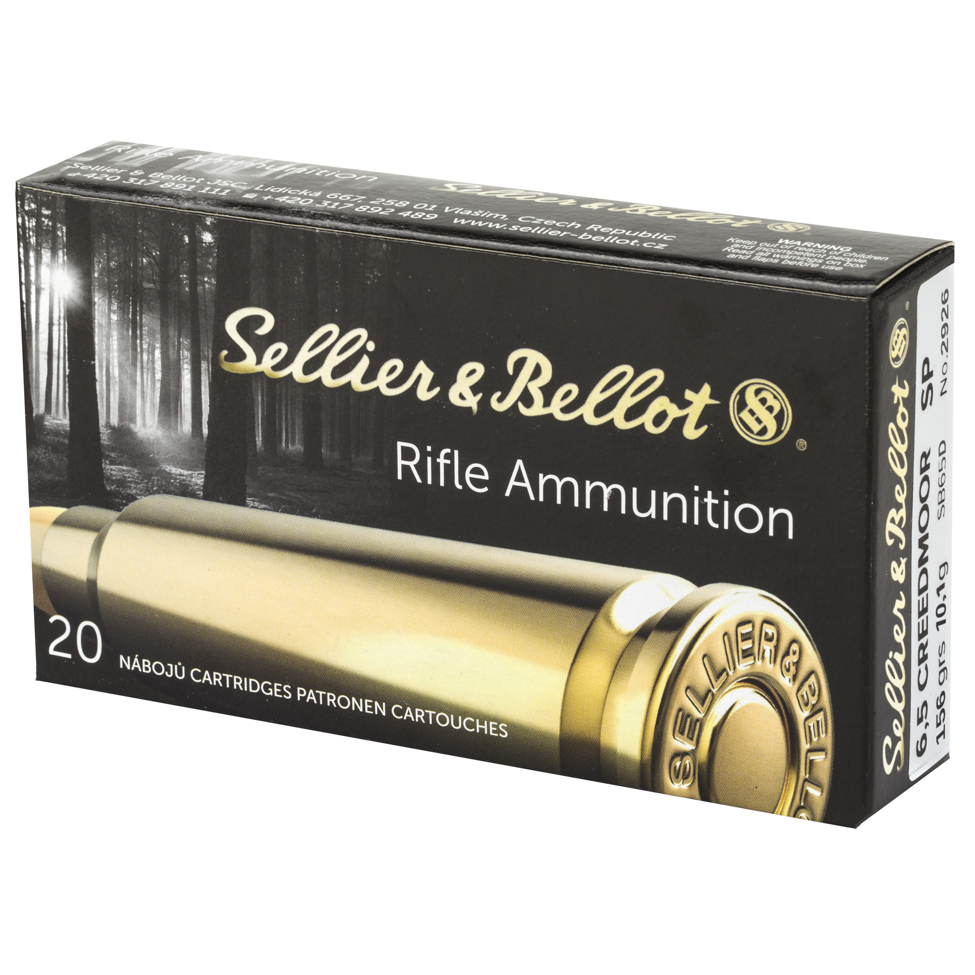 Sellor & Bellot 6.5 Creedmoor 156gr Sp - Image 3