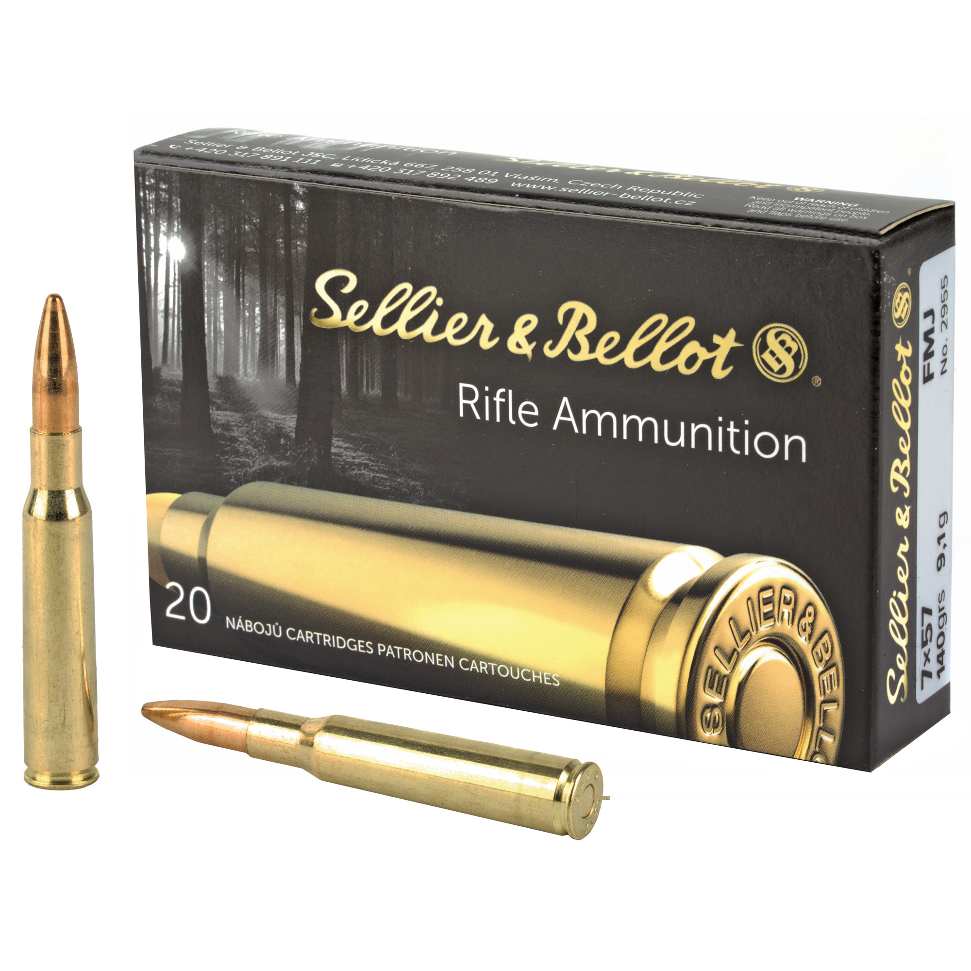 Sellor & Bellot 7x57 140gr FMJ