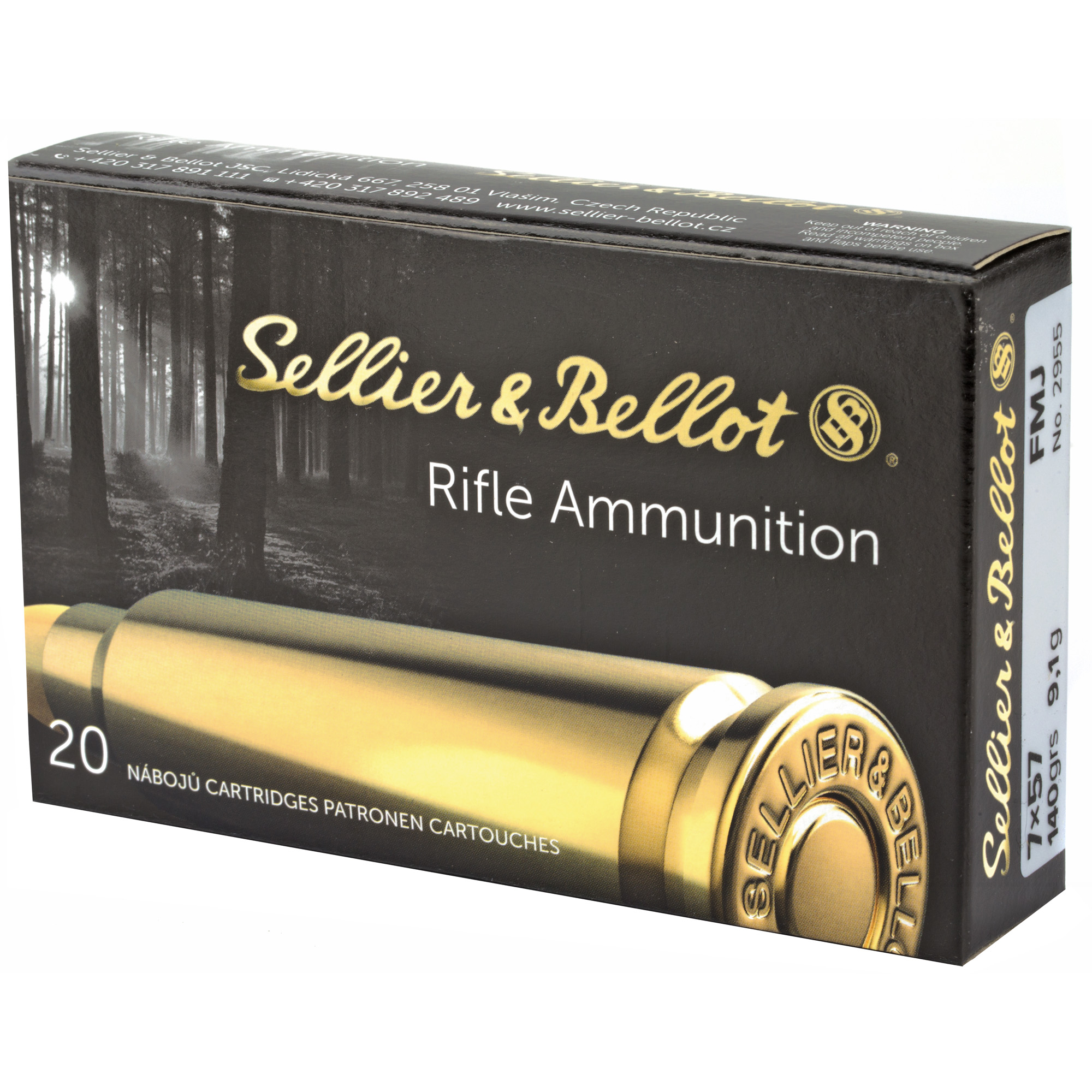 Sellor & Bellot 7x57 140gr FMJ - Image 2