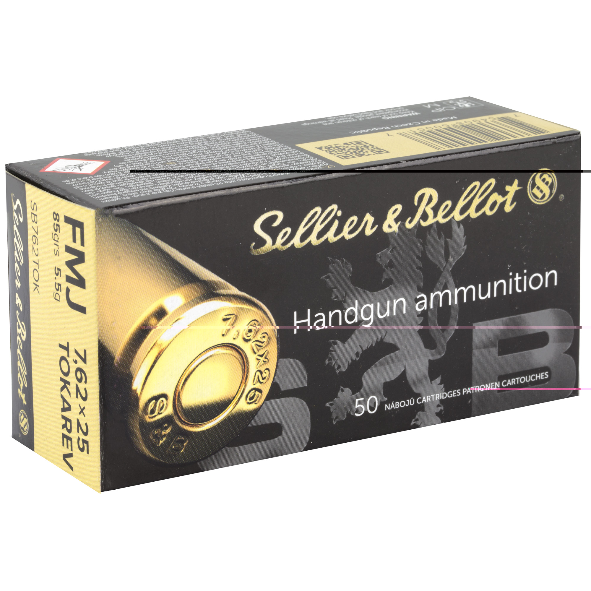 Sellor & Bellot 7.62x25 85gr FMJ - Image 2