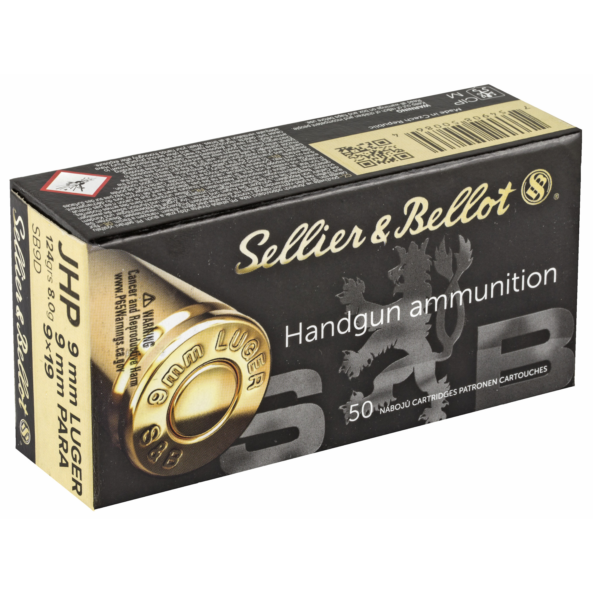 Sellor & Bellot 9mm 124gr JHP - Image 4