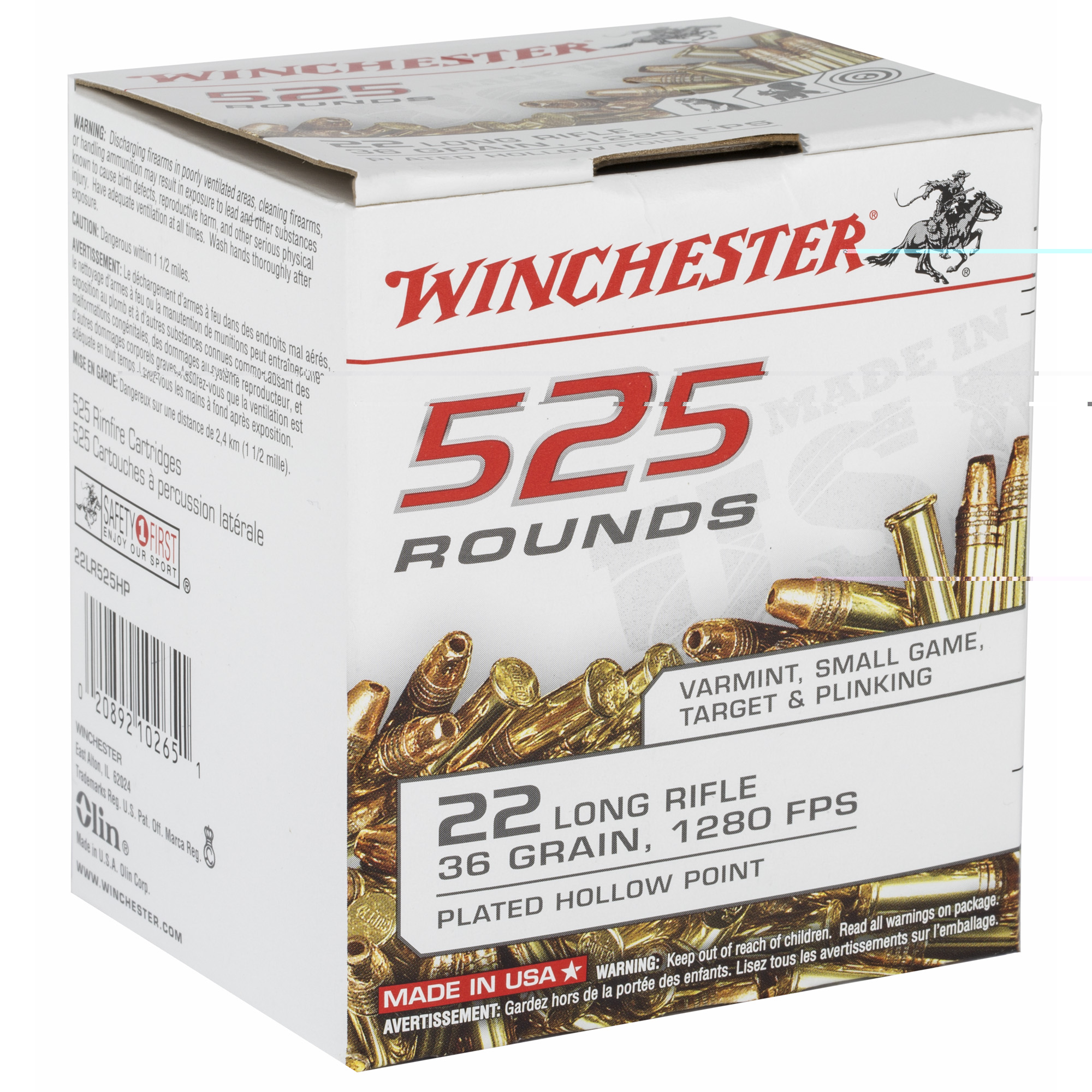 Win Usa 22lr 36gr Cphp 525-5250 - Image 3