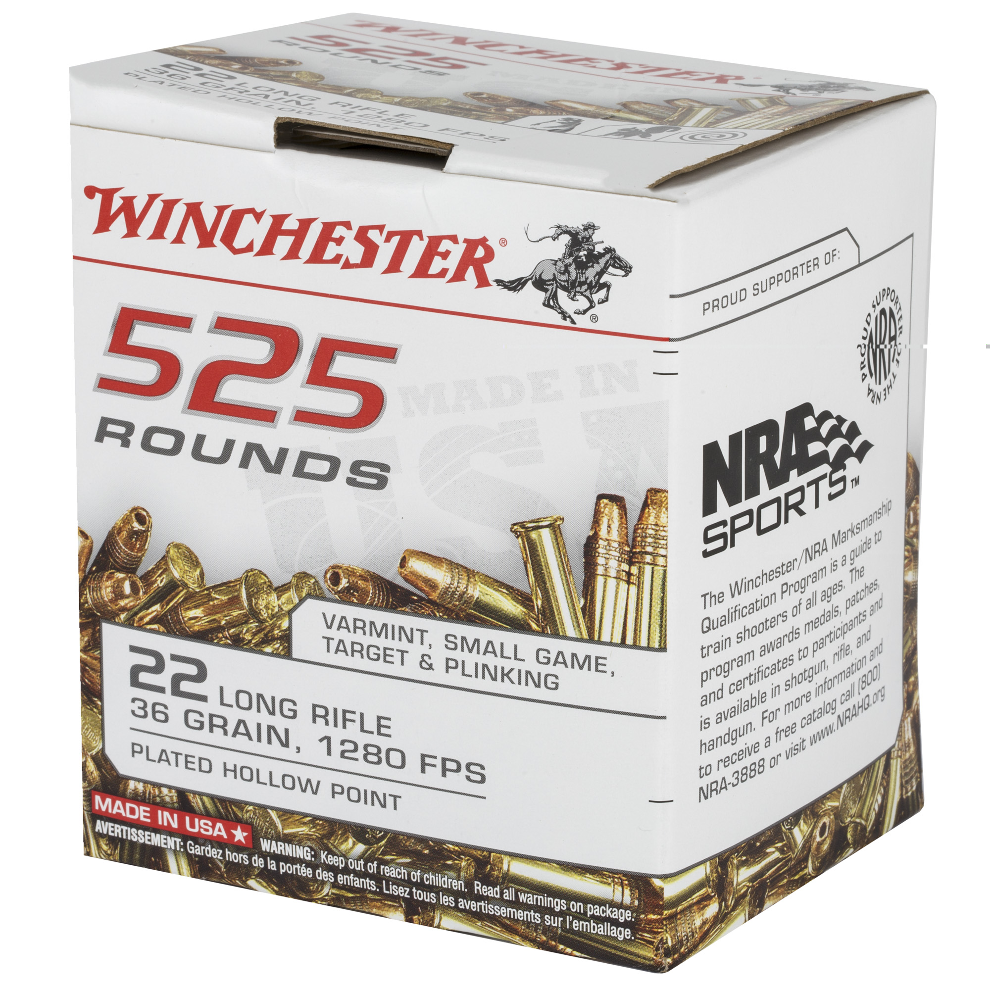 Win Usa 22lr 36gr Cphp 525-5250 - Image 2
