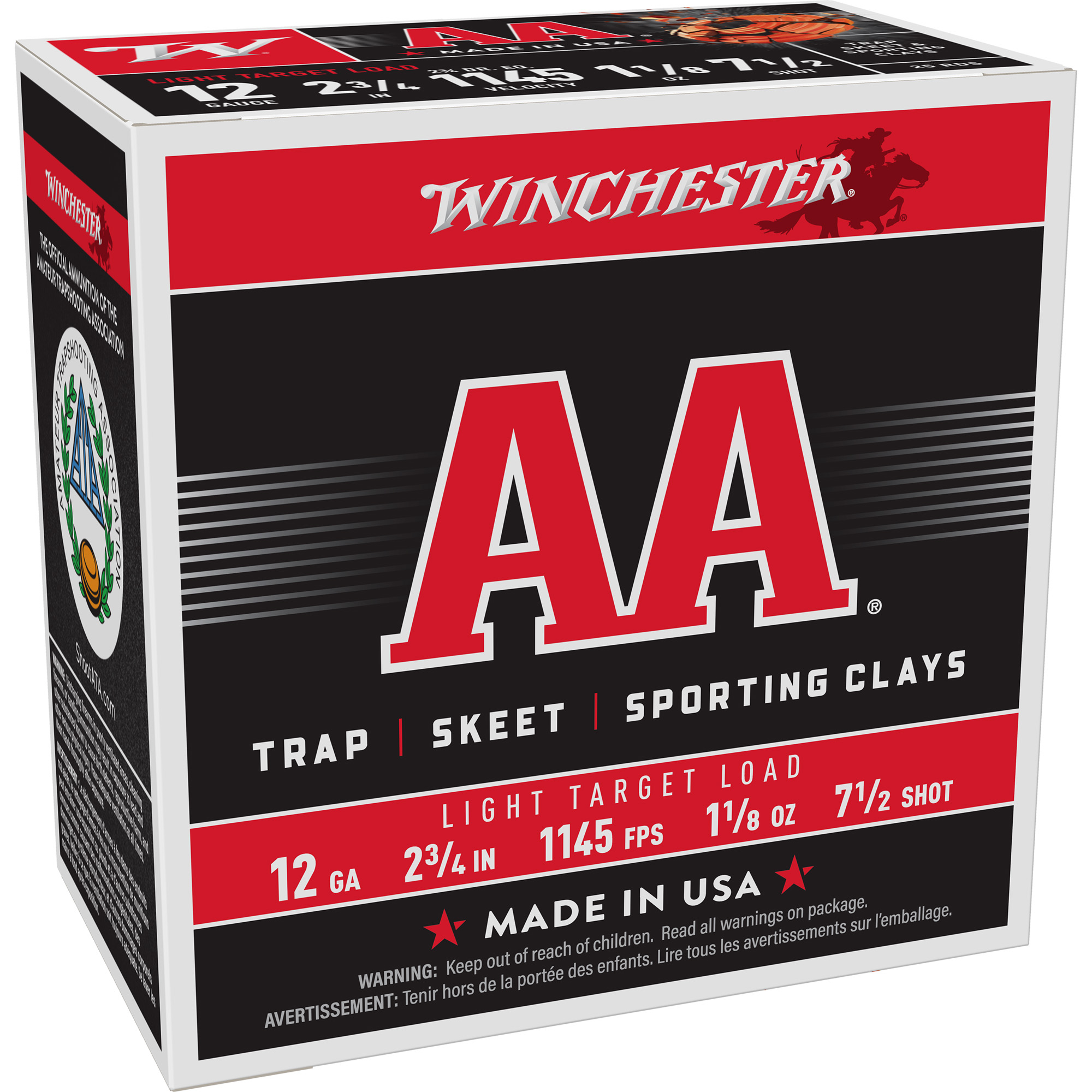 Winchester Aa Trgt 12ga 2.75" #9