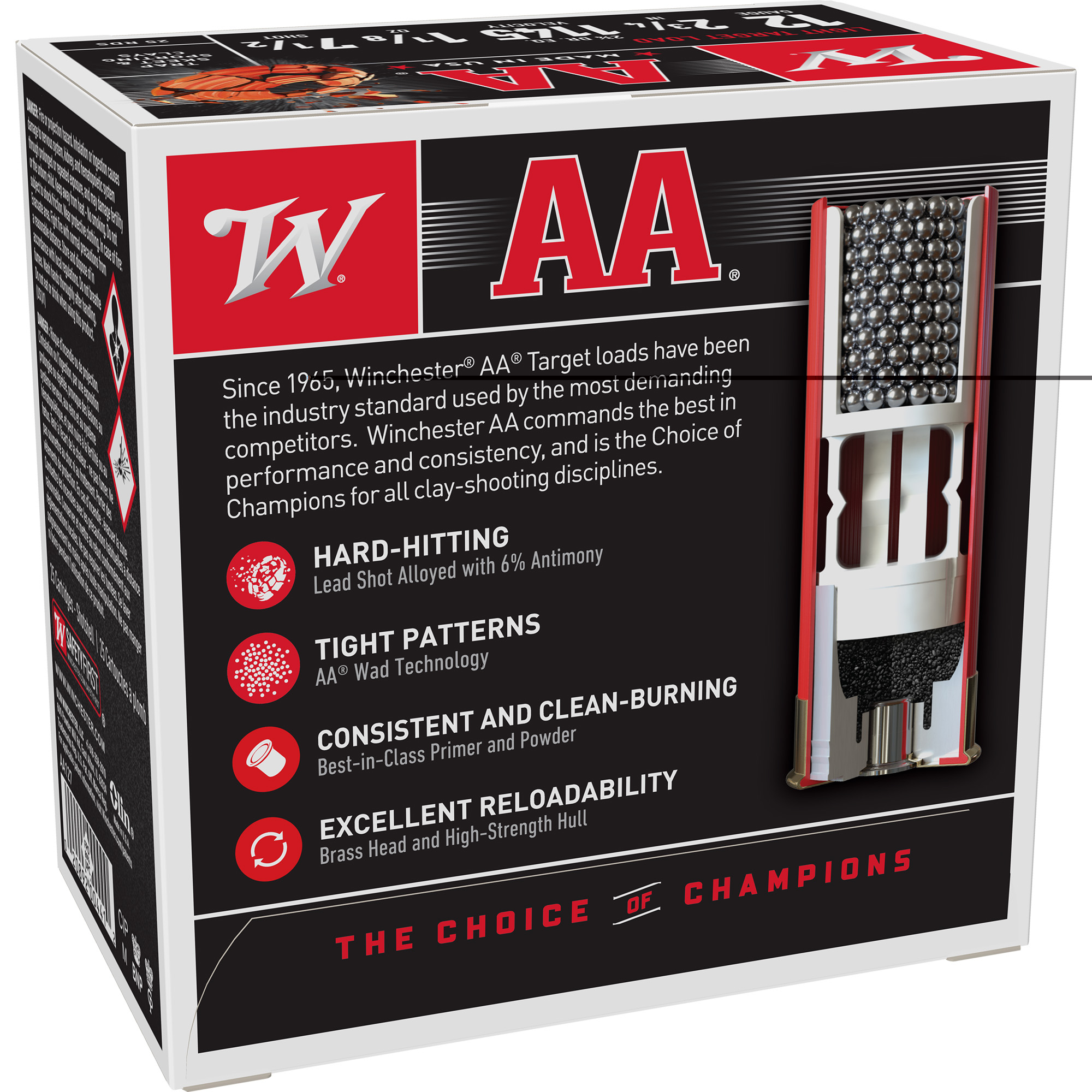 Winchester Aa Trgt 12ga 2.75" #9 - Image 2