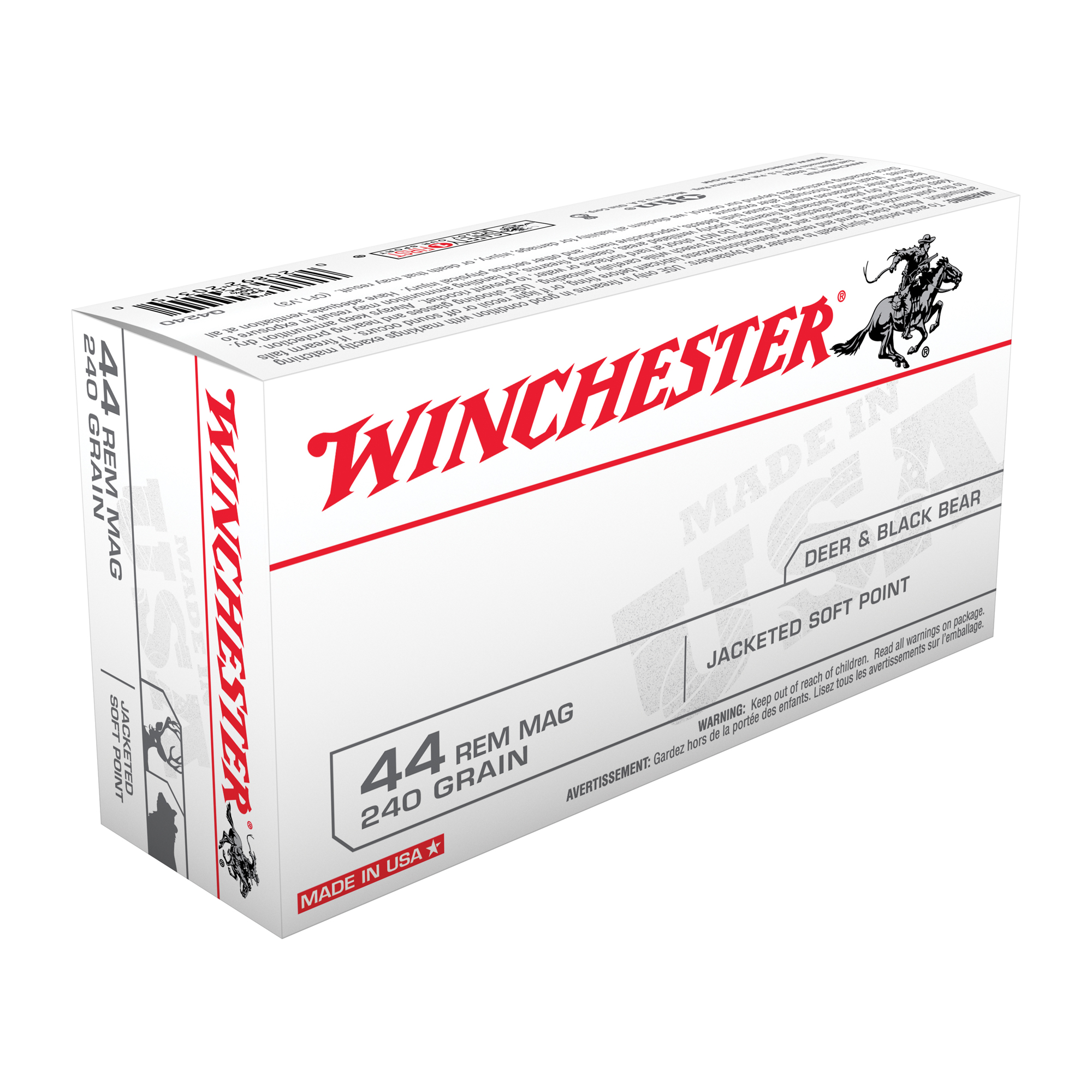 Winchester Usa 44 MAG 240gr Jsp