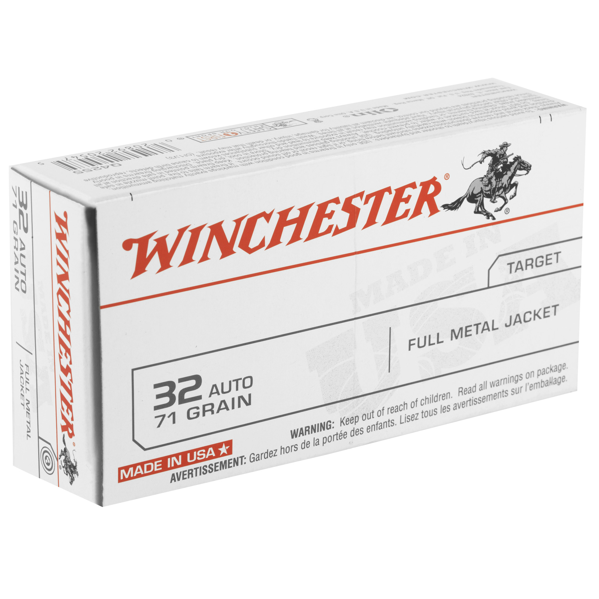 Winchester Usa 32 ACP 71gr FMJ - Image 3