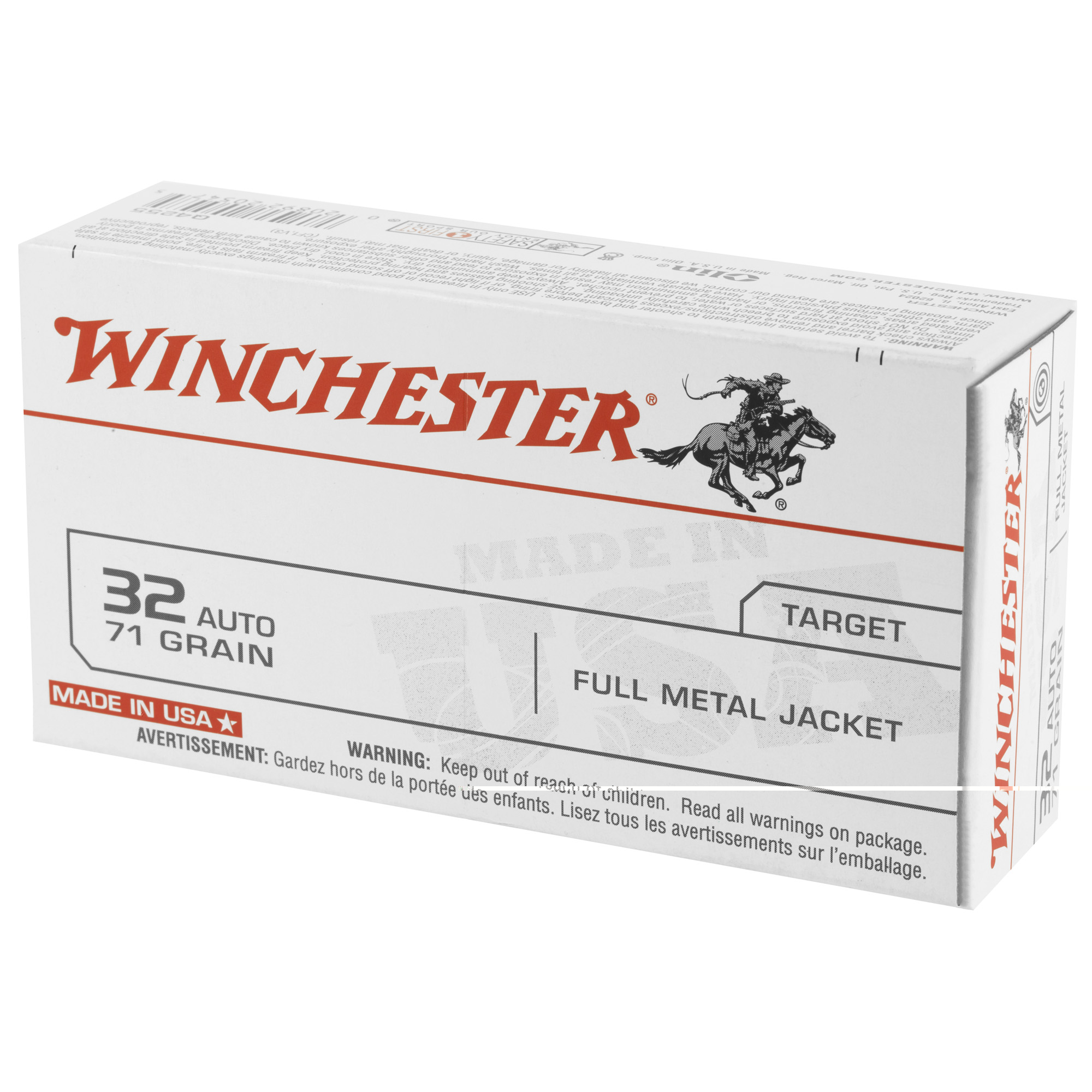 Winchester Usa 32 ACP 71gr FMJ - Image 2