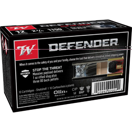 Winchester Defender 12ga 2.75" 3-00-1oz 10-