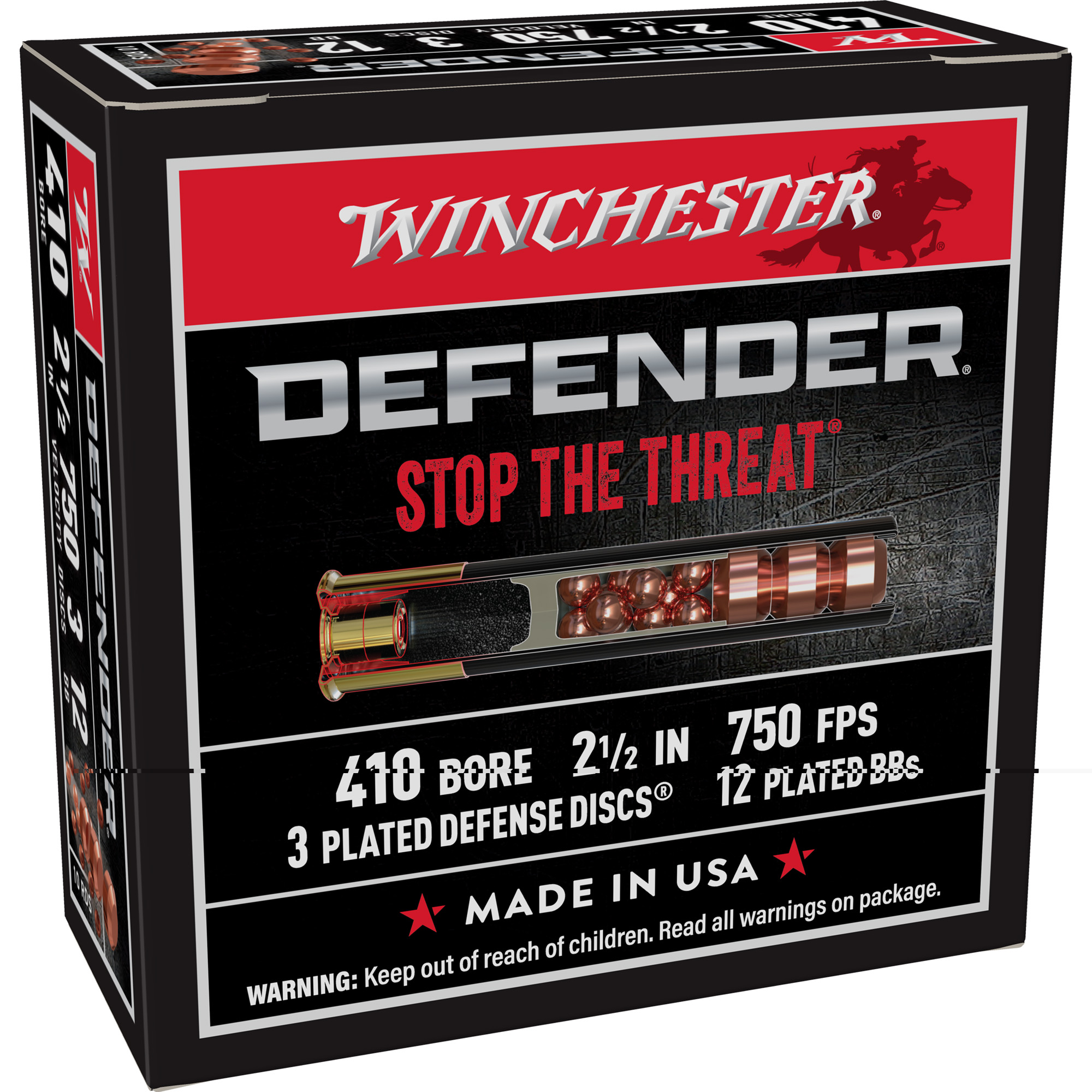 Winchester Defender 410 2.5" 3-12 Disc 10
