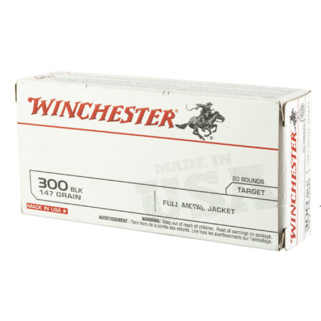 Winchester Usa 300 Blk 147gr FMJ