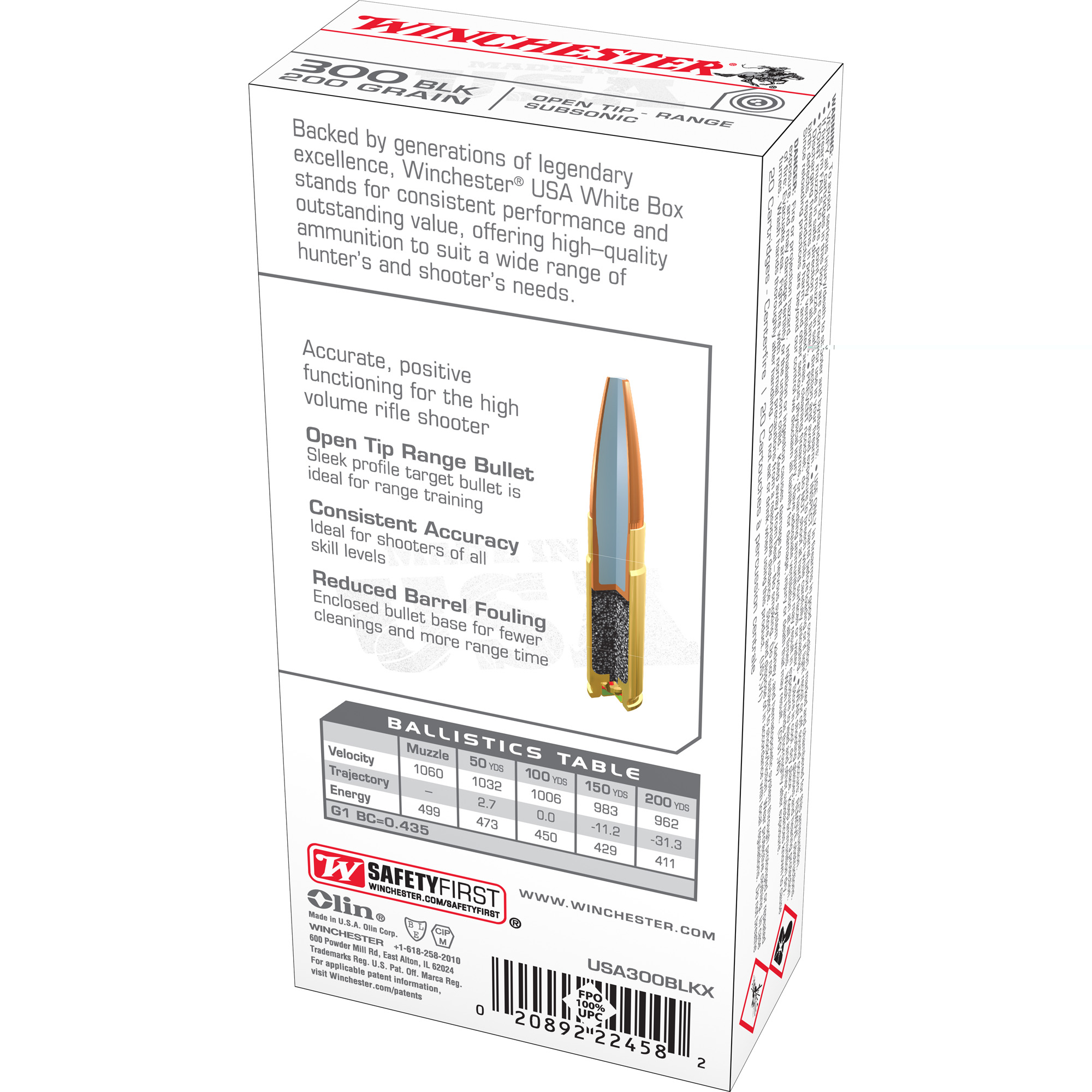 Win Usa 300blk 200gr Ot 20-200 - Image 2