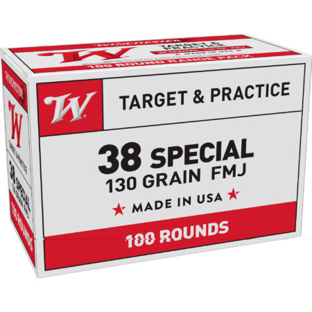 Winchester Usa Trgt 38 Special 130gr FMJ