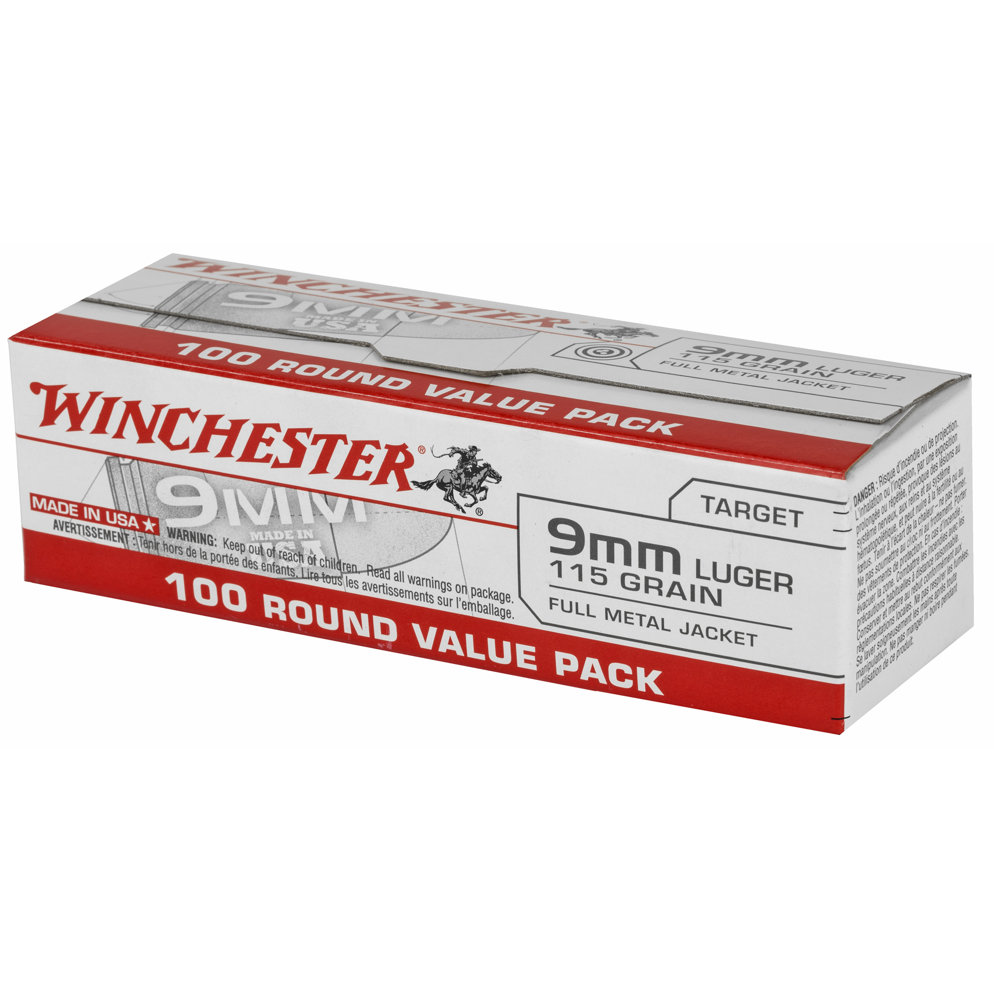 Winchester Usa 9mm 115gr FMJ - Image 4