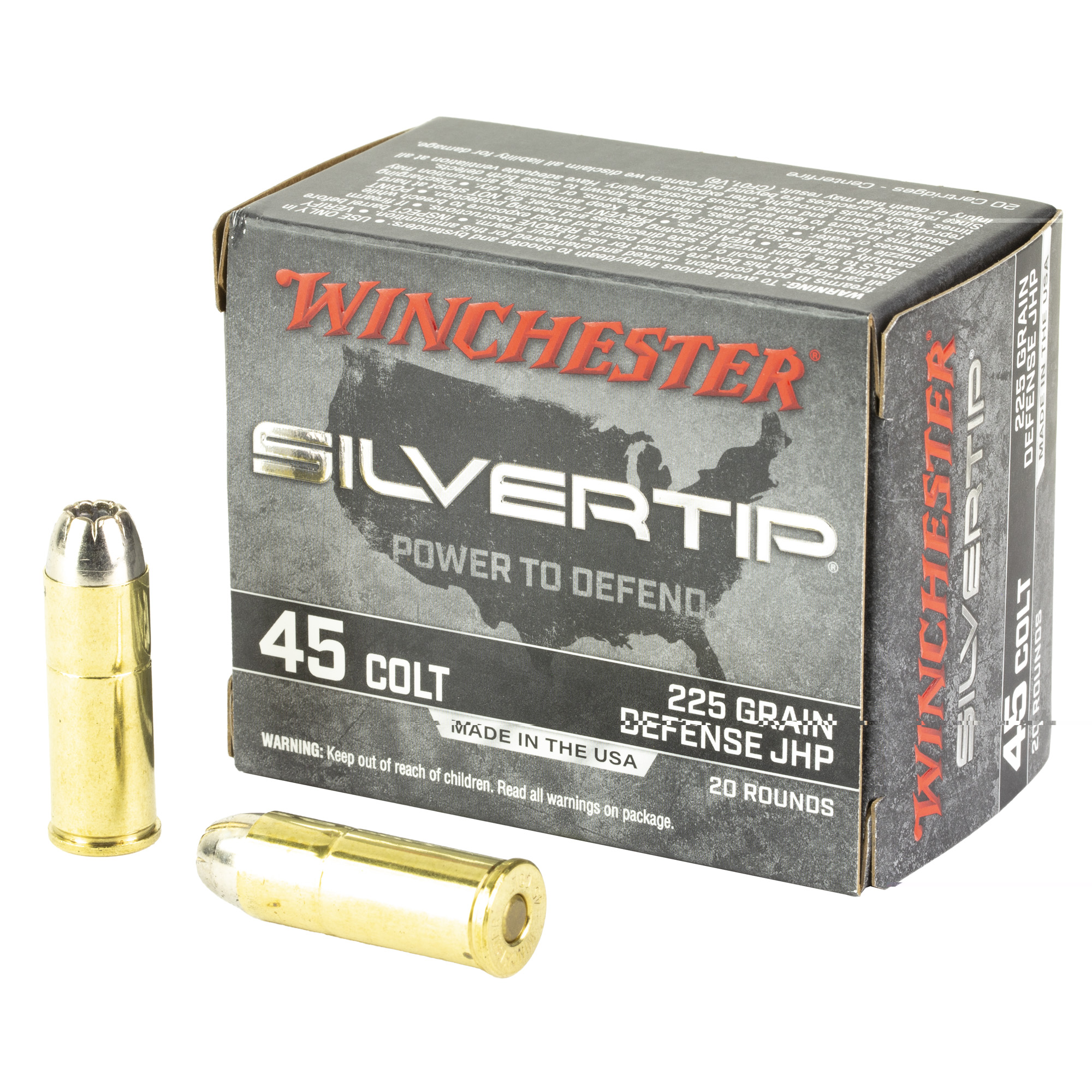 Winchester Sivertip 45c 225gr JHP