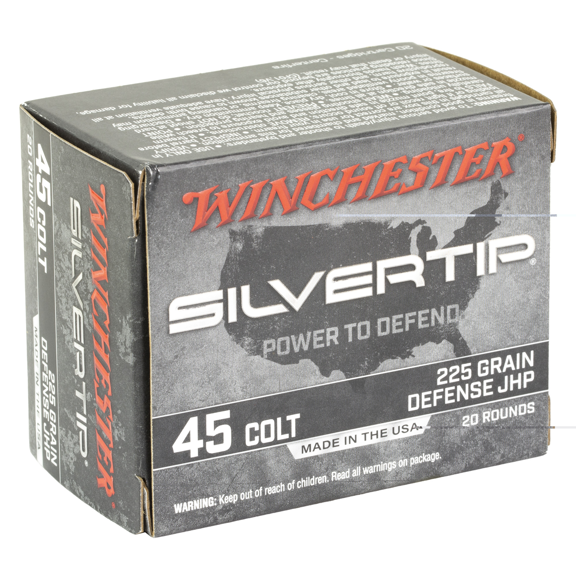 Winchester Sivertip 45c 225gr JHP - Image 2