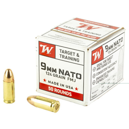 Winchester Usa 9mm Nato 124gr FMJ