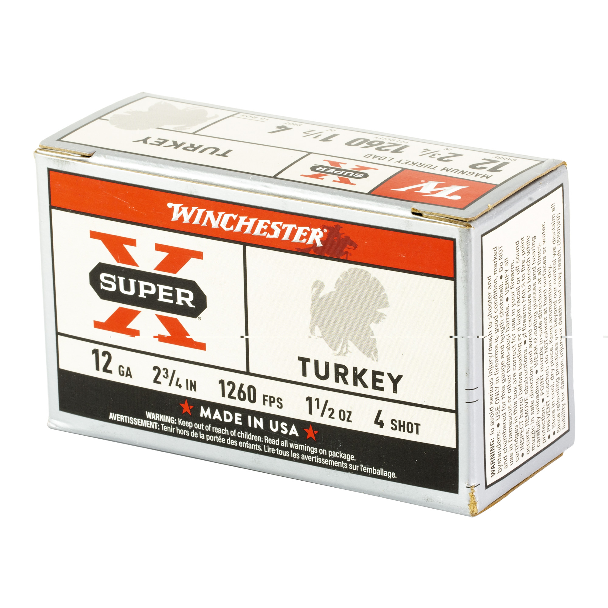 Winchester Sprx Trky 12ga 2.75" #4 - Image 2