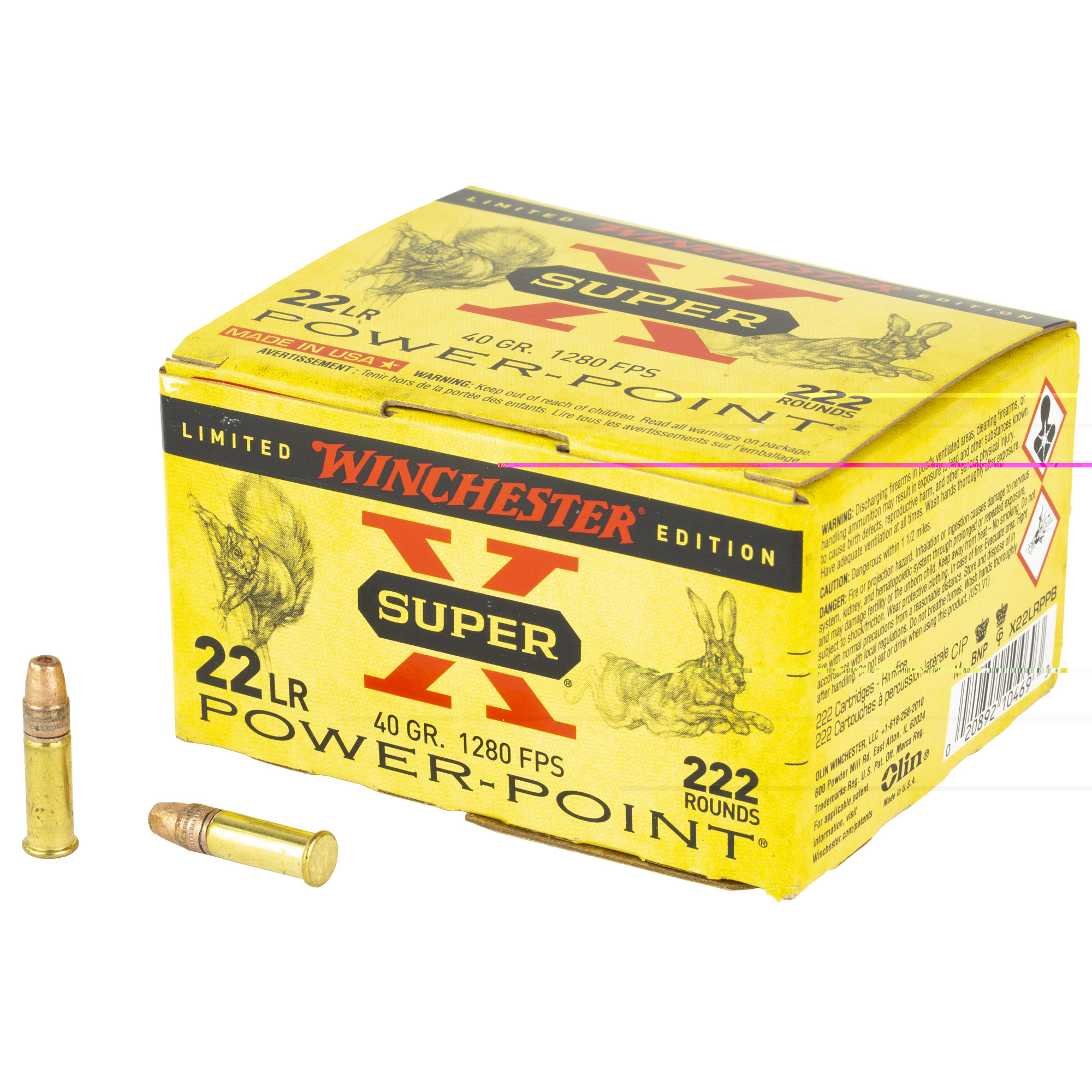 Win Sprx Pp 22lr 40gr Lhp 222-2220