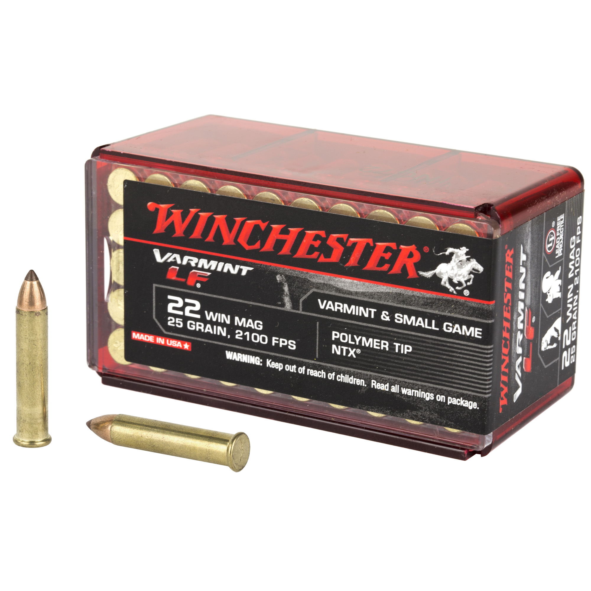 Winchester Varmint Lf 22wmr 25gr Ntx 50-