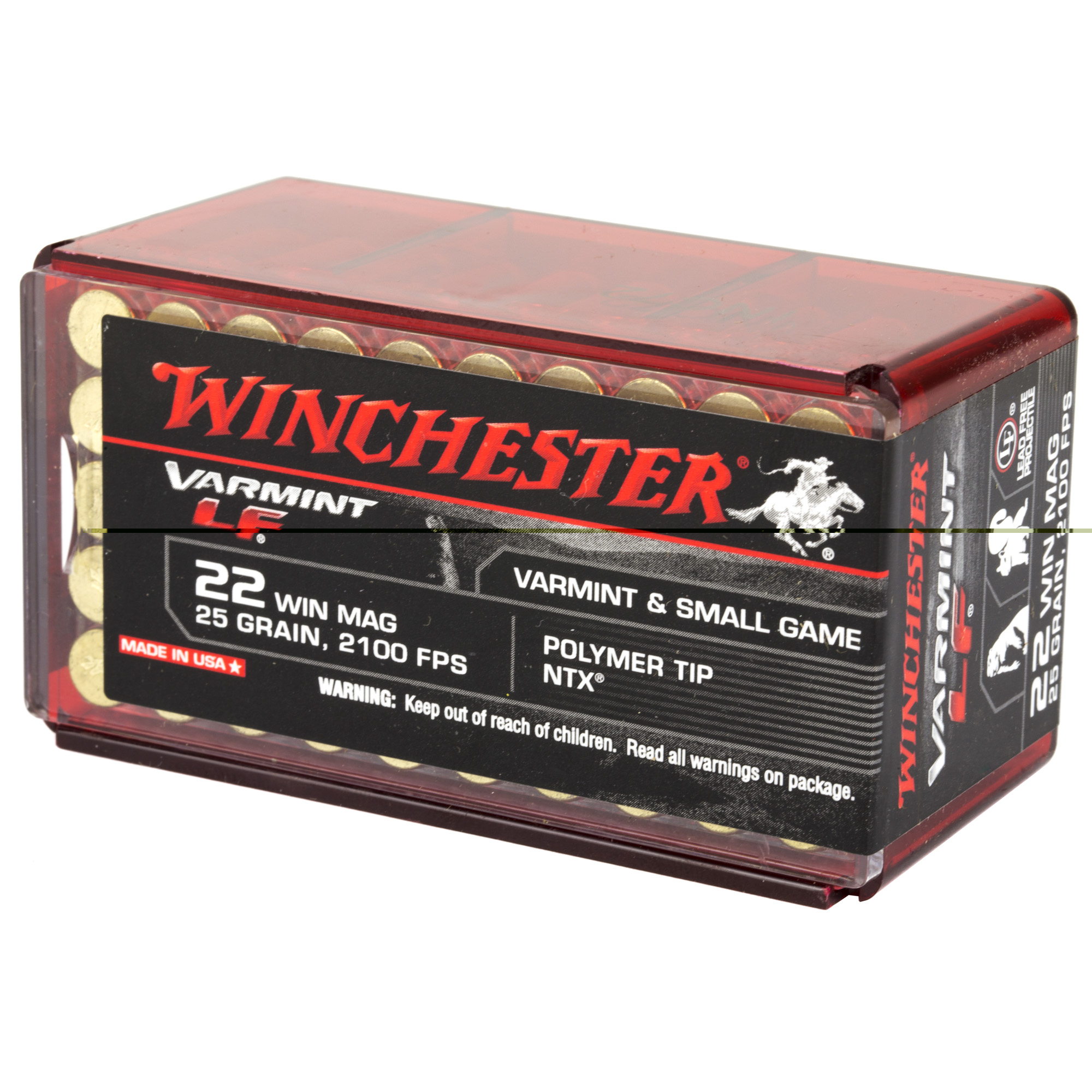 Winchester Varmint Lf 22wmr 25gr Ntx 50- - Image 4