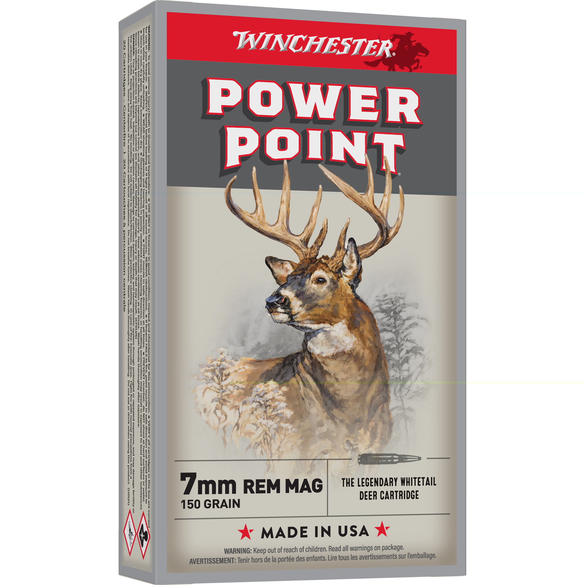 Winchester Sprx Pwr Pnt 7mmRemington 150gr
