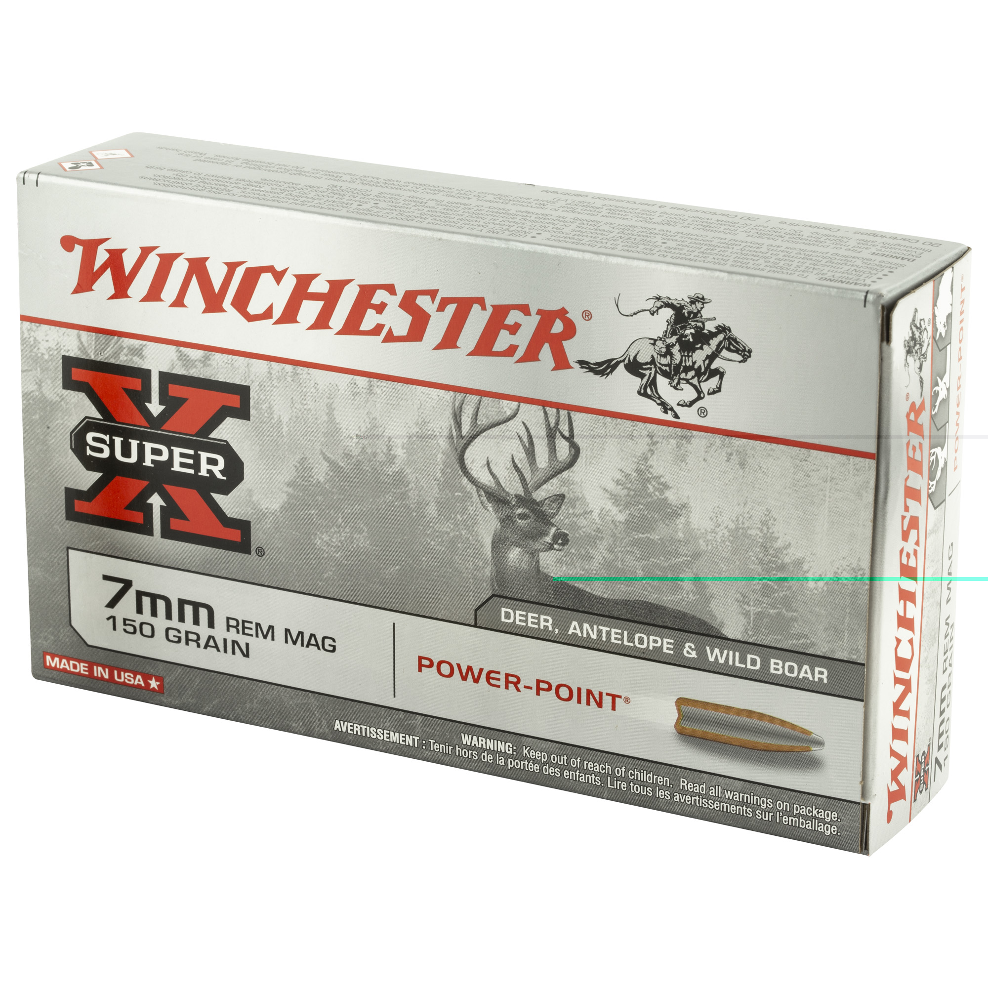 Winchester Sprx Pwr Pnt 7mmRemington 150gr - Image 2