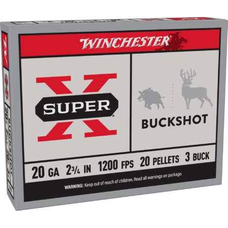 Winchester Superx 20ga 2.75 #3bk 20pl