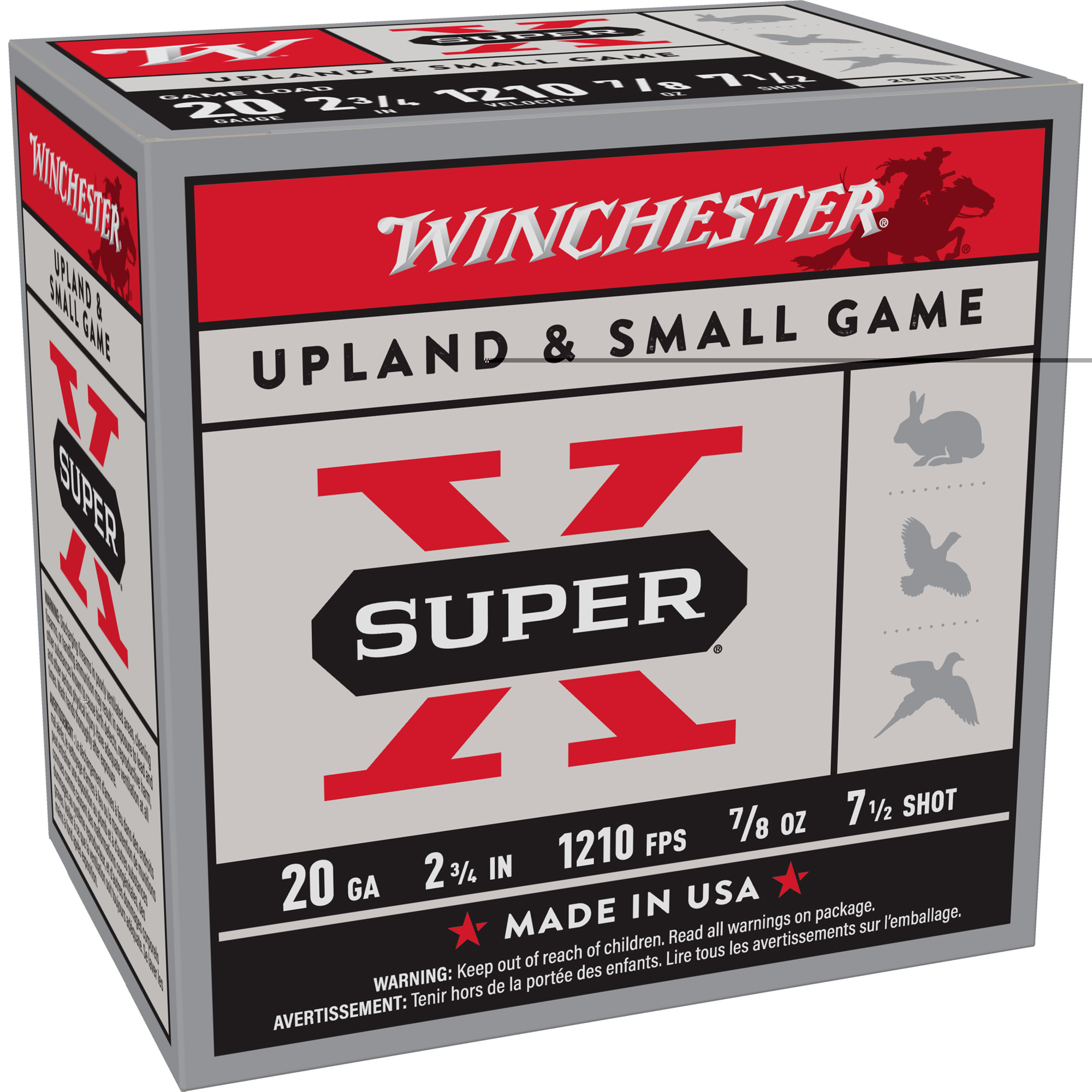 Winchester Sprx 20ga 2.75" #7.5