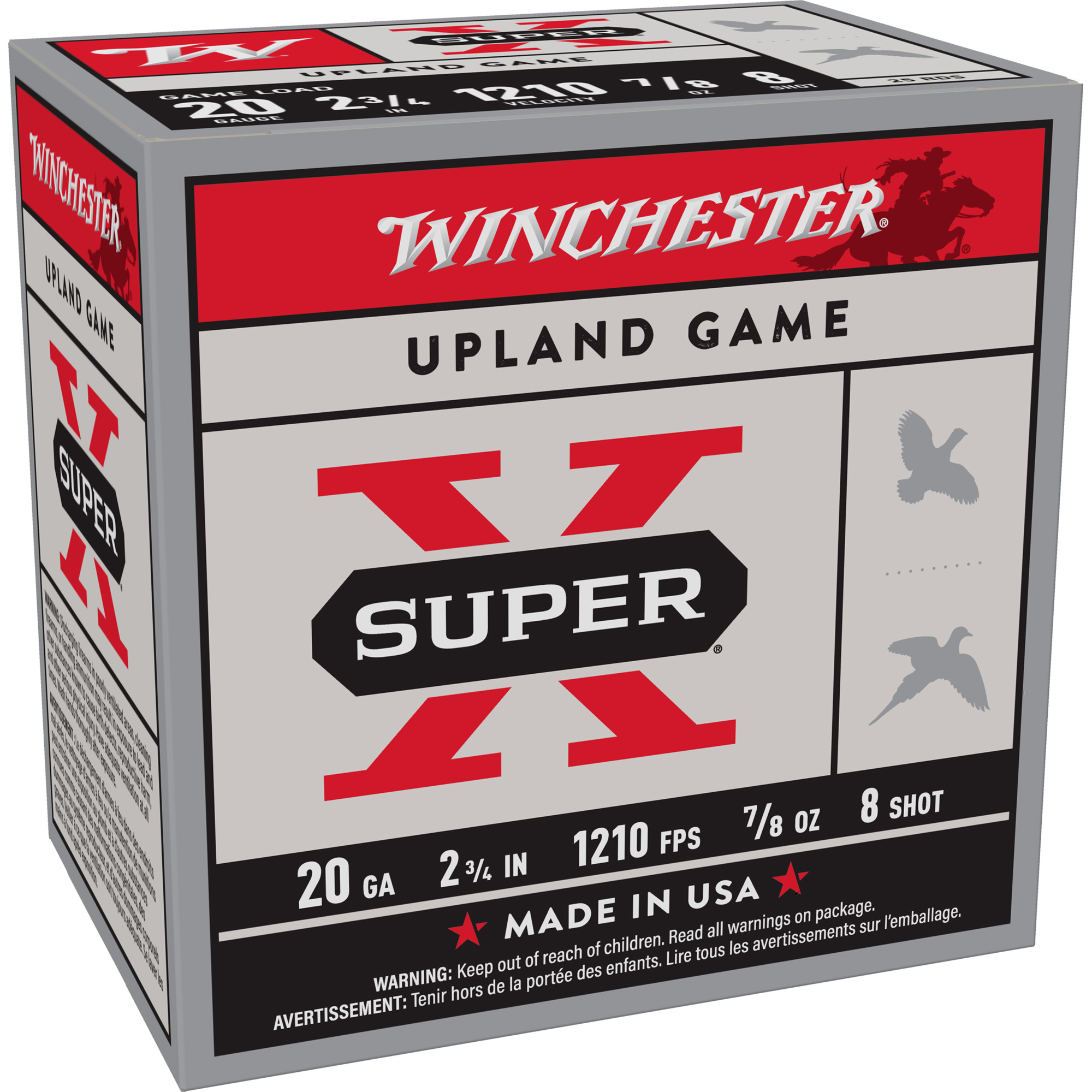 Winchester Sprx 20ga 2.75" #8