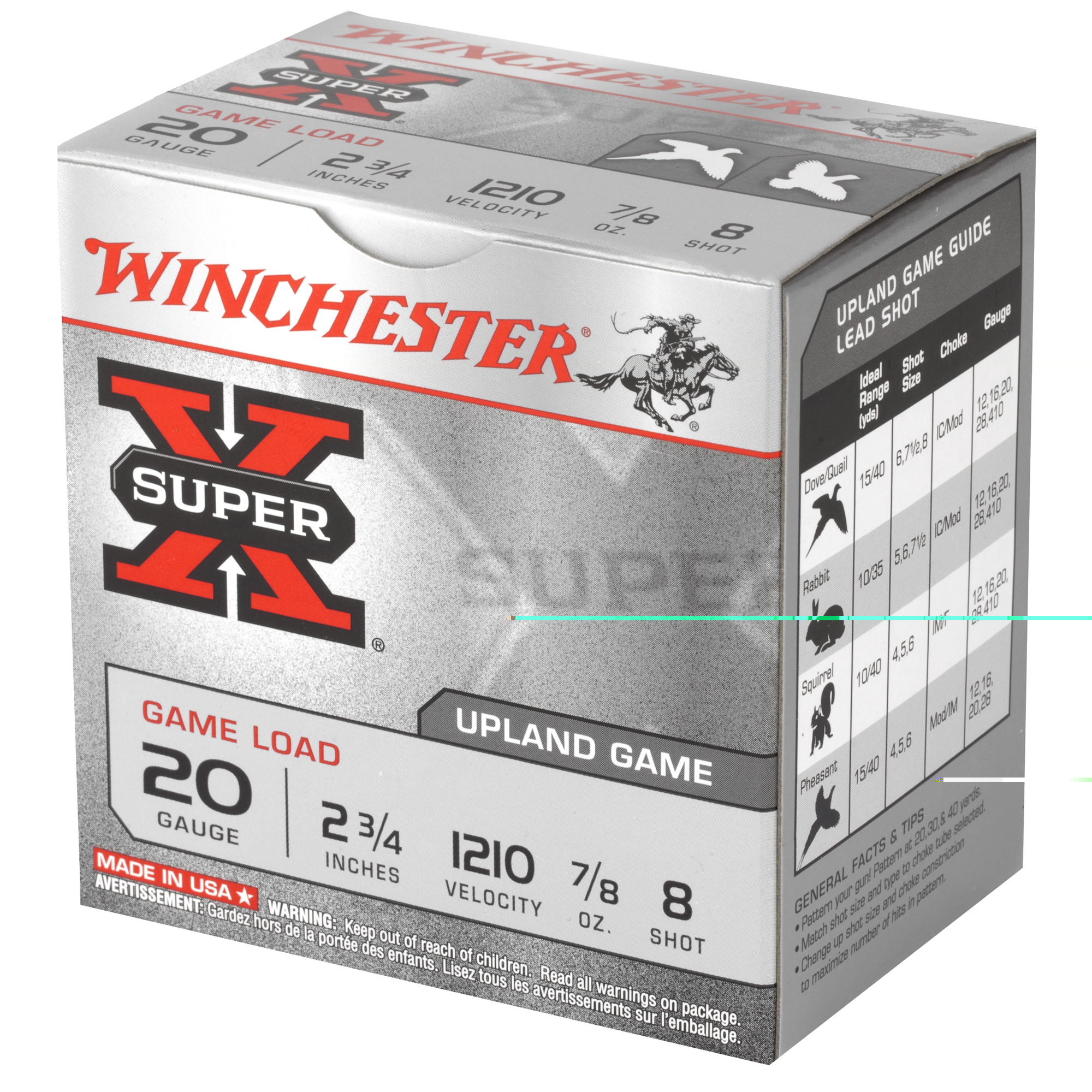 Winchester Sprx 20ga 2.75" #8 - Image 3