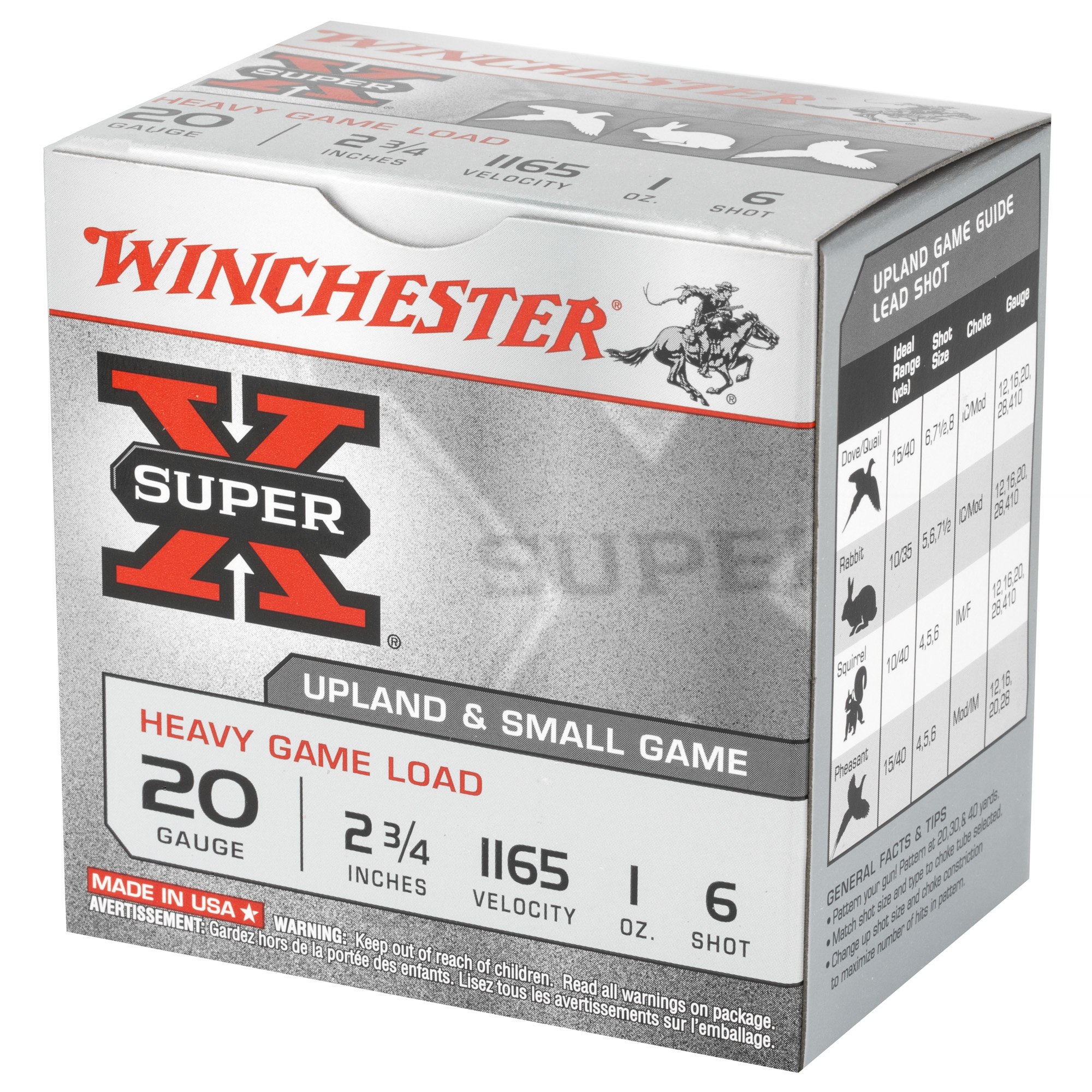 Winchester Sprx Hgl 20ga 2.75" #6 - Image 4