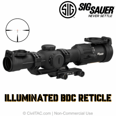 Sig Sauer Tango MSR Rifle Scope 1-8x24mm BDC8 SFP SOTM81000