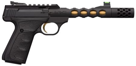 Browning - Browning Buck Mark Plus Vision .22 LR Semi-Auto Pistol with Black Finish and Fiber Optic Sights