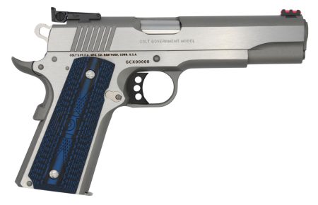 Colt - Colt Gold Cup Lite .45 ACP Semi-Auto Pistol with Brushed Stainless Steel Finish