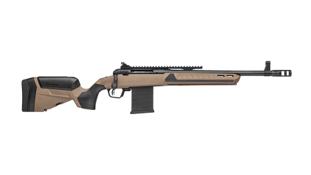 Savage Arms - Savage Arms 110 Scout V2 .223 Rem/5.56 NATO Rifle with Coyote Tan Synthetic Stock