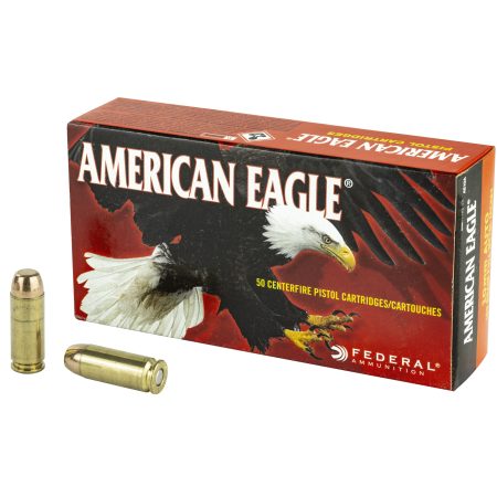 Federal - Federal American Eagle 10mm 180-Grain Full Metal Jacket Ammo - 50 Rounds Per Box