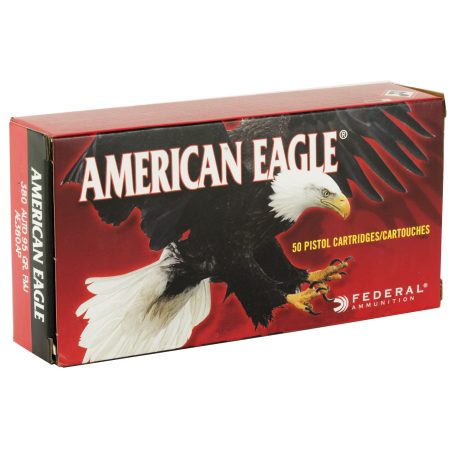 Federal - Federal American Eagle .380 ACP 95-Grain FMJ Ammunition - 50 Rounds