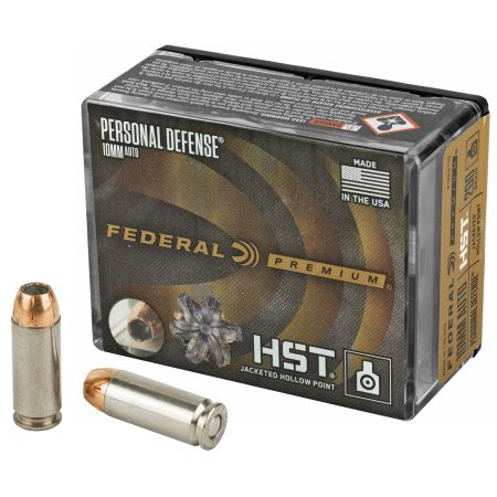 Federal - Federal Premium Defense HST 10mm 200 Grain Hollow Point Ammunition - 20 Rounds