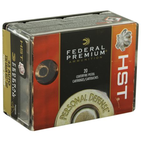Federal - Federal Premium HST 45 ACP 230 Grain Hollow Point Ammunition – 20 Rounds