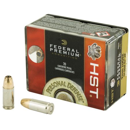 Federal - Federal Premium HST 9mm 124-Grain Hollow Point Ammunition - 20 Rounds