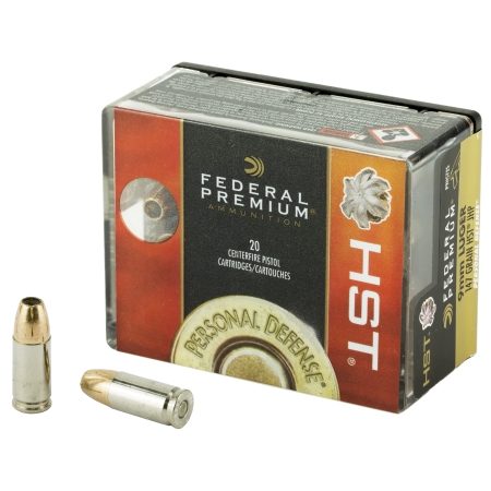 Federal - Federal Premium HST 9mm 147 Grain Jacketed Hollow Point Ammunition - 20 Rounds