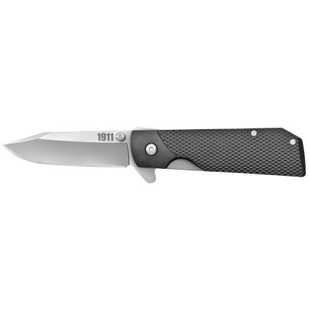 Cold Steel - Cold Steel 1911 Folding Knife with Checkered Griv Ex Handle and Secondary Safety Mechanism