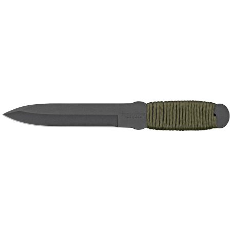 Cold Steel - Cold Steel True Flight Thrower Fixed Blade Knife with Sheath - 6.75 Inch Black Carbon Steel Throwing Knife