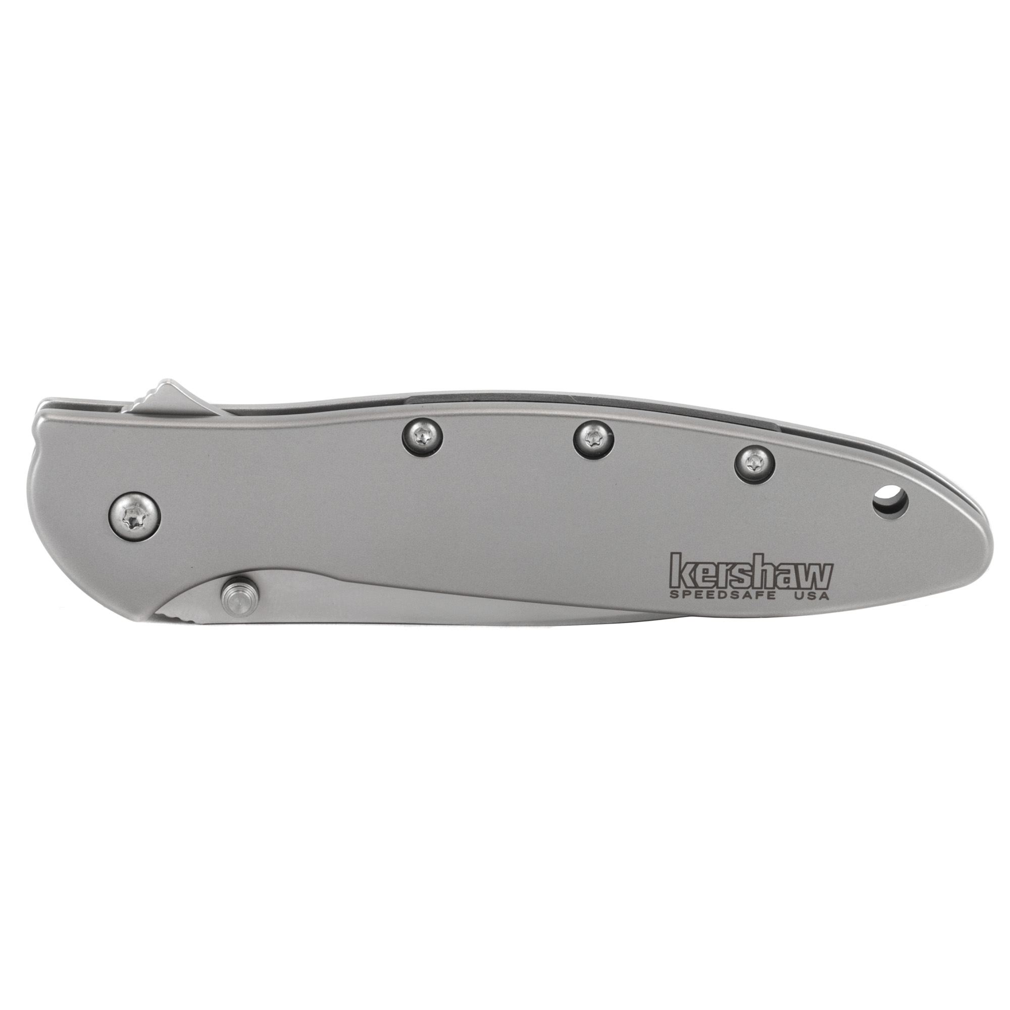 Kershaw - Kershaw Leek Folding Knife with 3-Inch Plain Blade, Assisted Opening, Model 1660 - Image 3