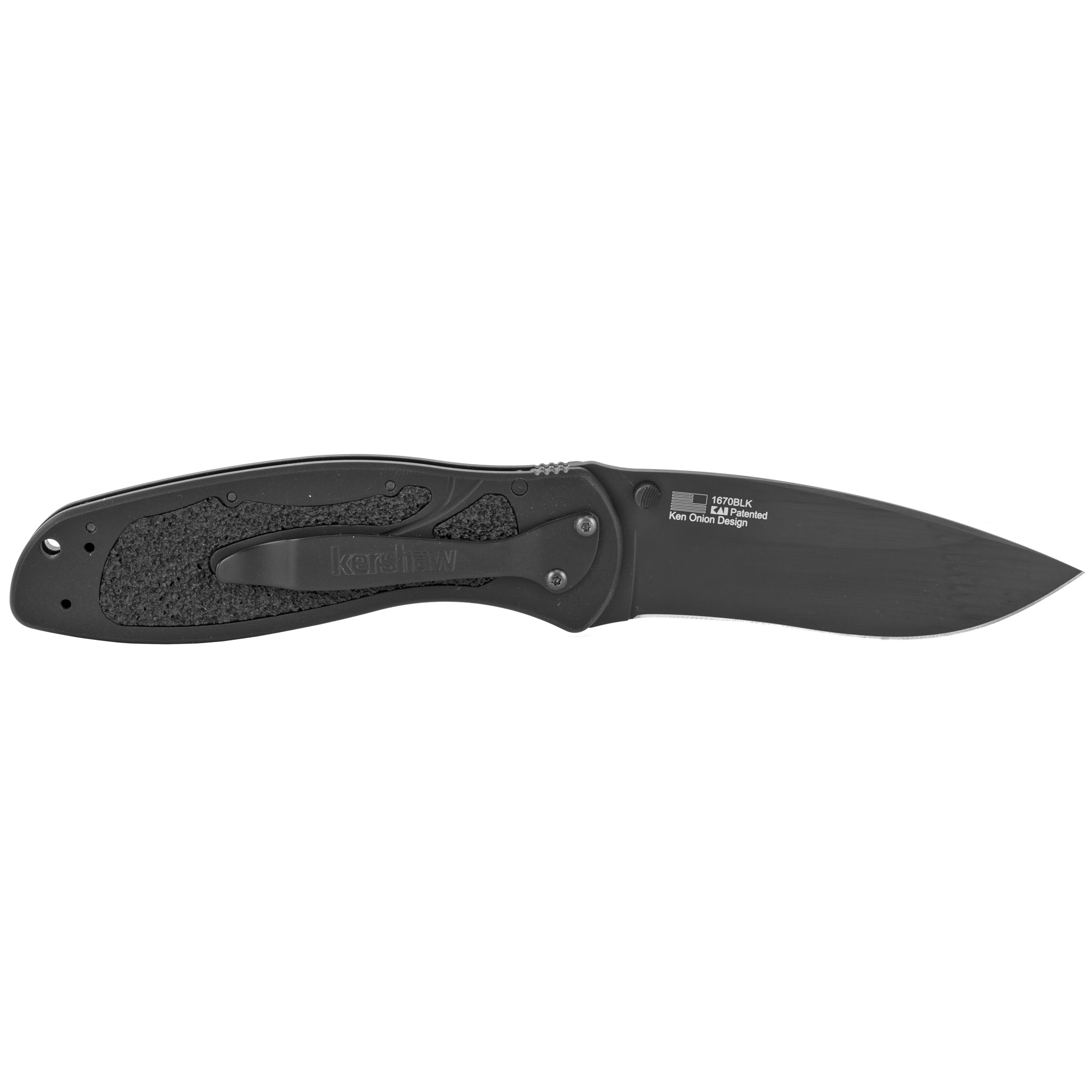 Kershaw - Kershaw Blur Model 1670BLK Folding Knife with Assisted Opening and Black DLC Coated Blade - Image 2